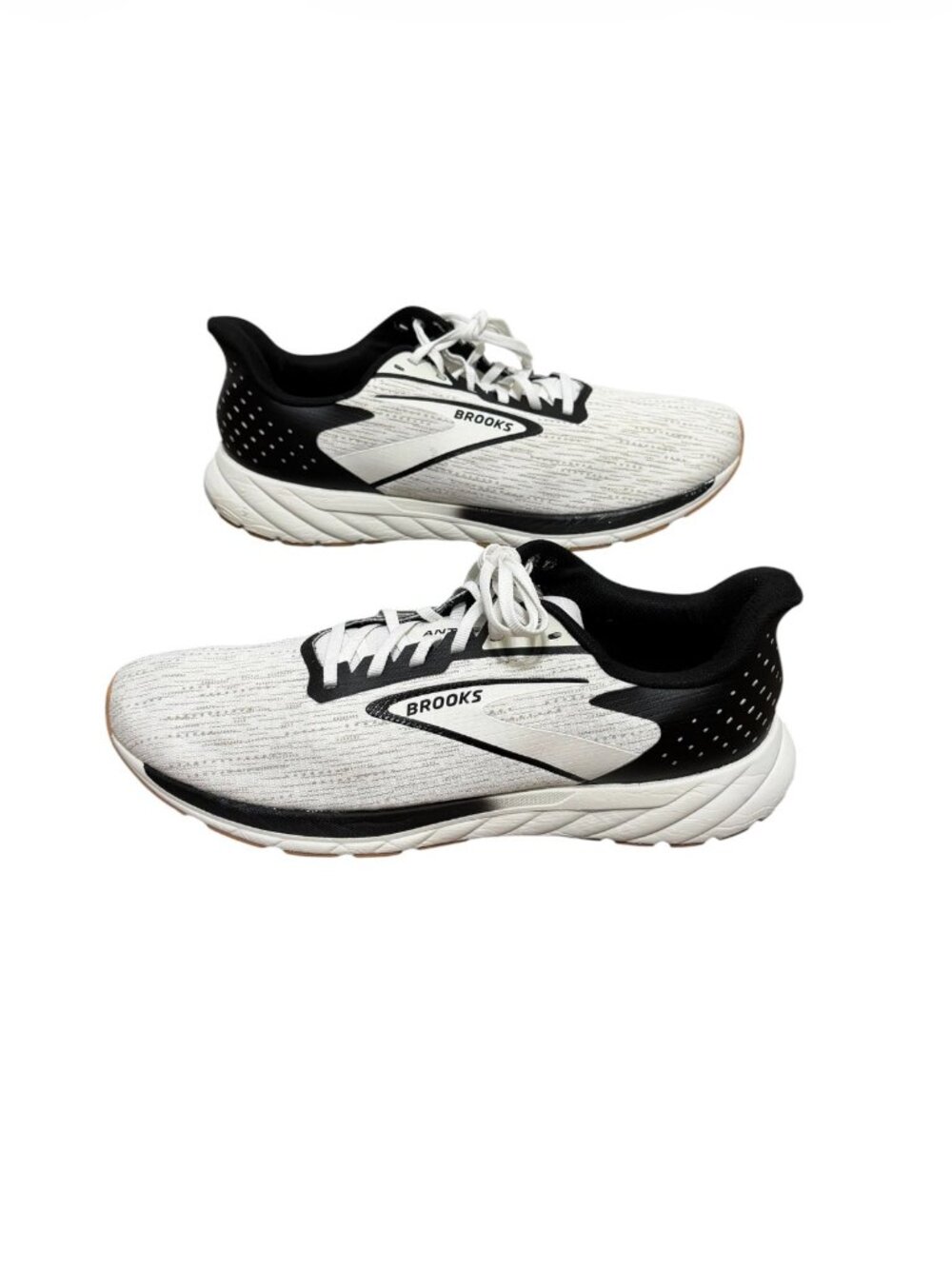 Brooks Anthem 7 Running Shoes - White Black - Mens 12.5